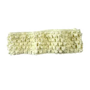 1 1/2" Cream Crochet Headband