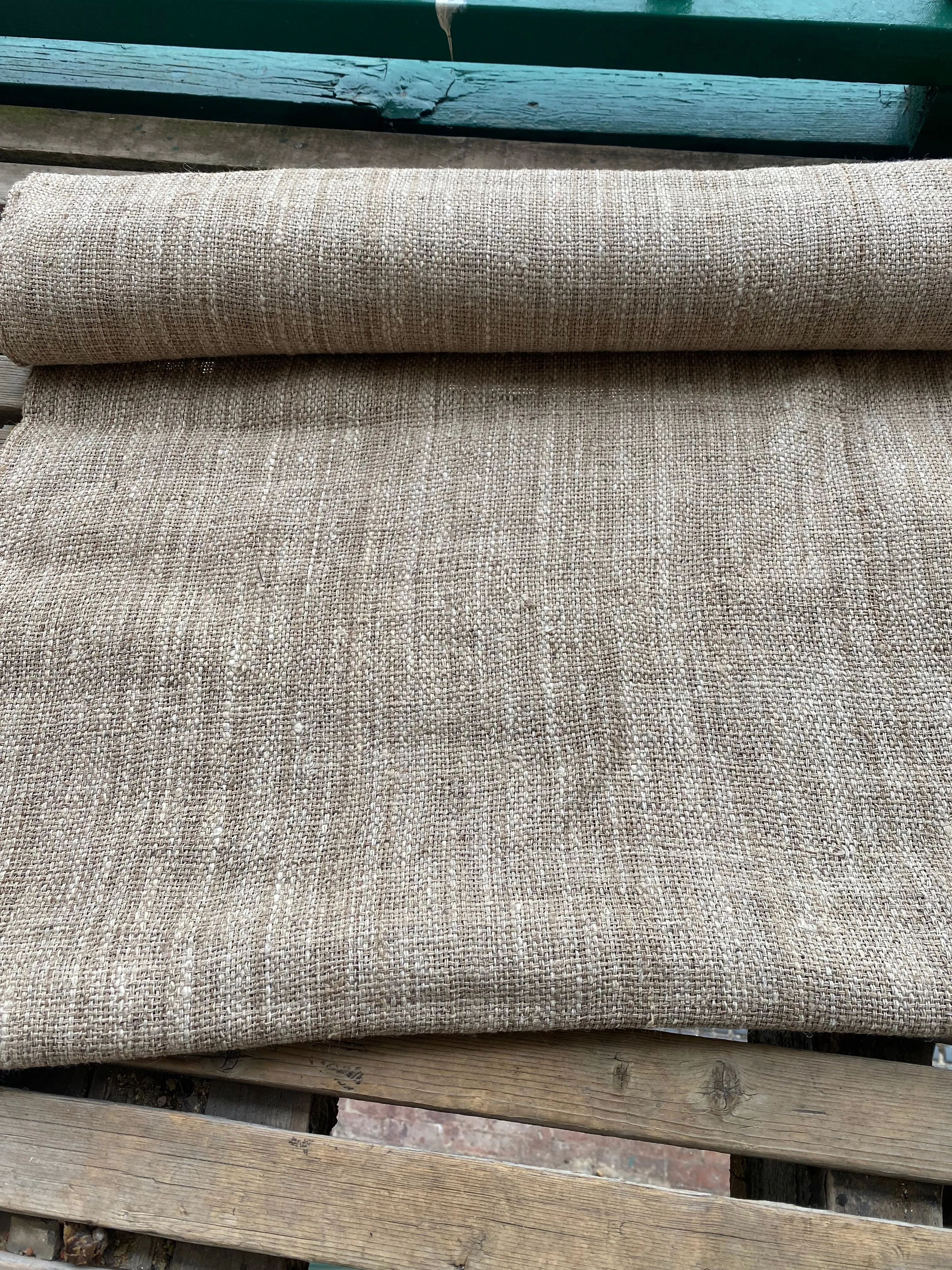 100% Himalayan giant nettle fabric - In Loose or tight weave