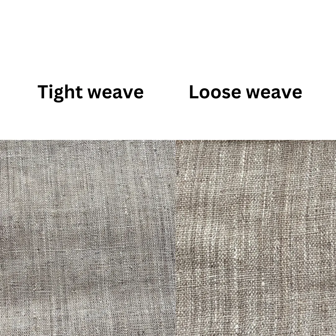 100% Himalayan giant nettle fabric - In Loose or tight weave