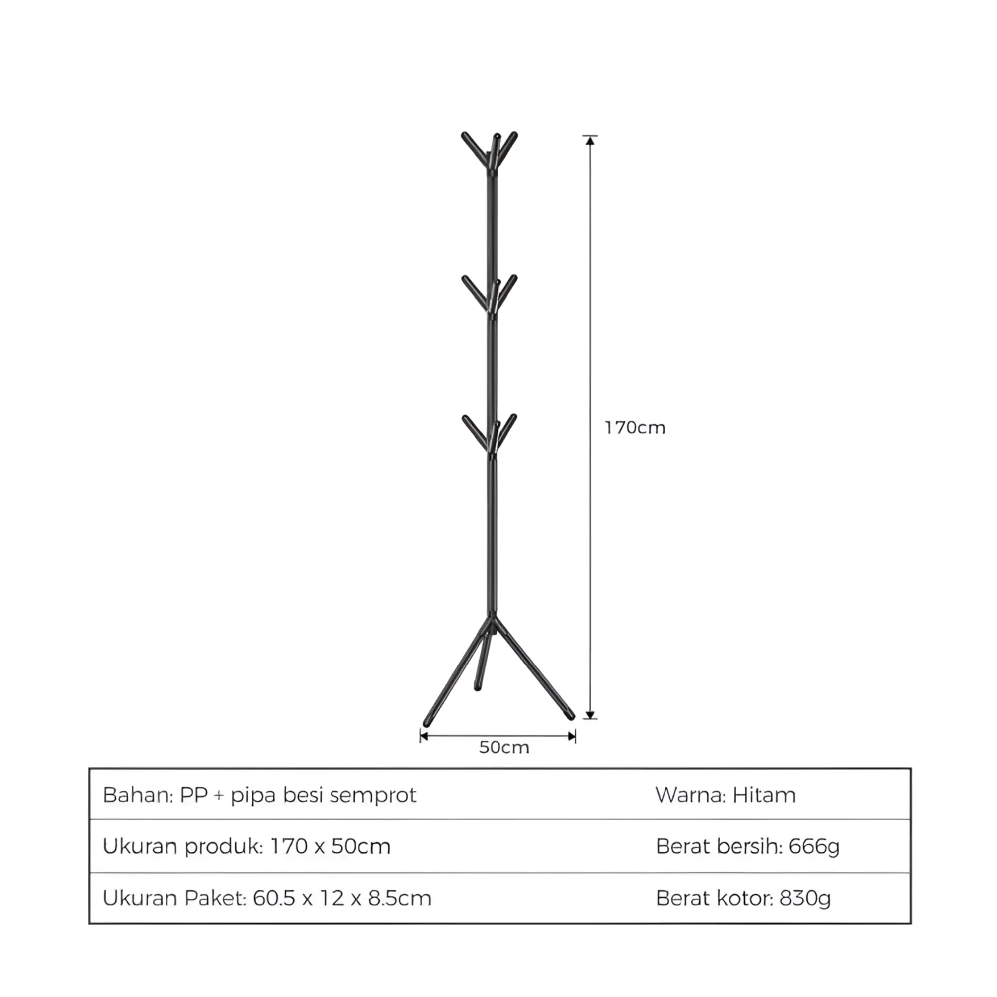 120cm Vertical Tree Branch Shape Clothes Rack For Hats And Accessories F57-8-1825