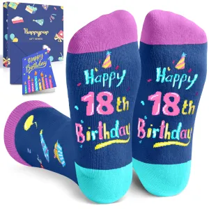 18th Birthday Gifts Ideas Socks - Gifts for 18 Year old Boy Girl, Gifts for Teens 18