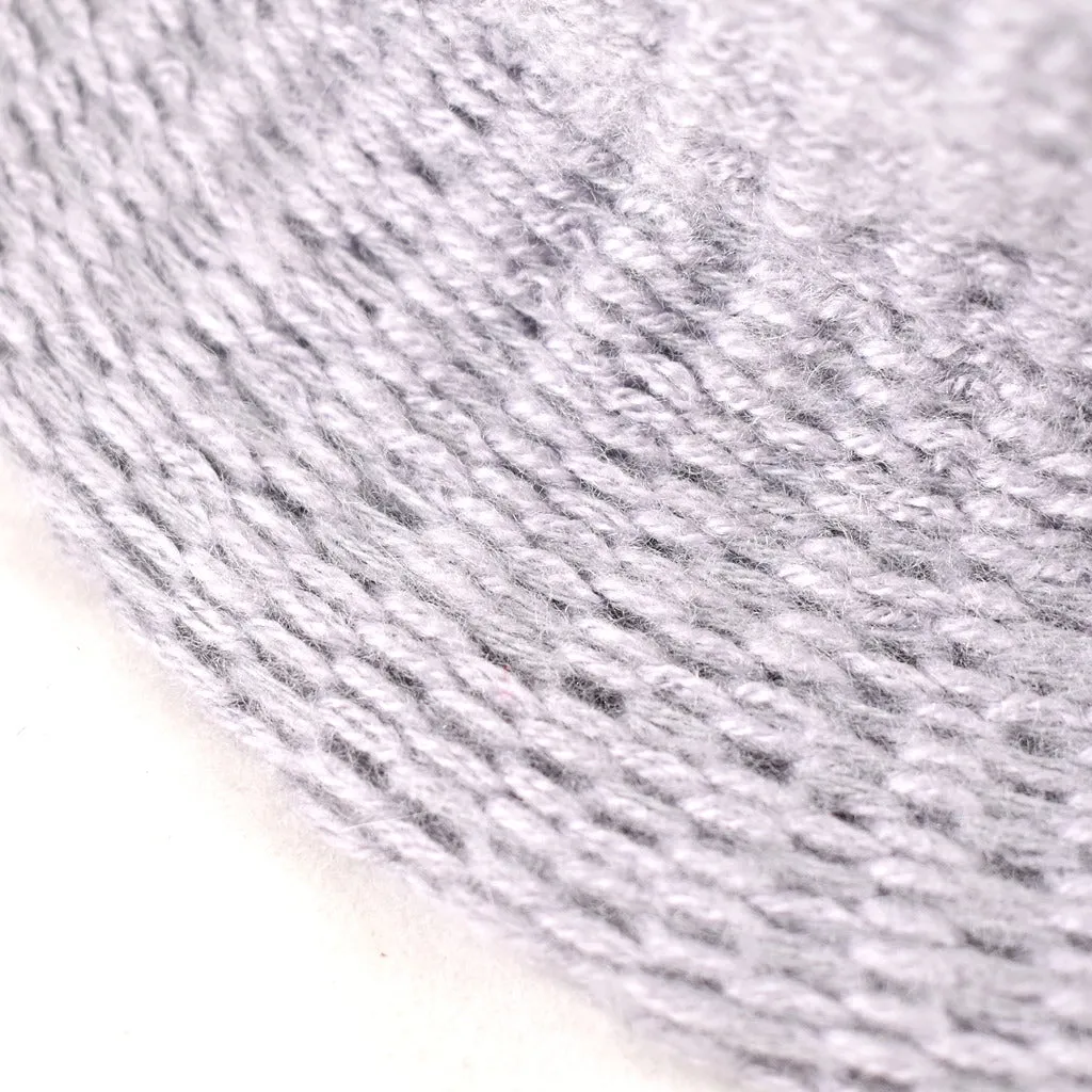 1970s Gray Knit Vintage Fedora Hat