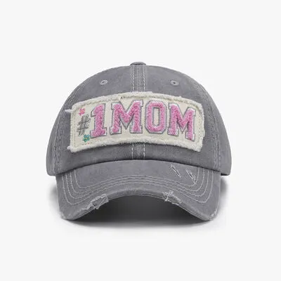 #1MOM Adjustable Cotton Baseball Cap | Comfortable, Stylish, and Versatile Hats for Everyday Wear