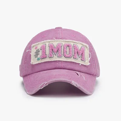 #1MOM Adjustable Cotton Baseball Cap | Comfortable, Stylish, and Versatile Hats for Everyday Wear