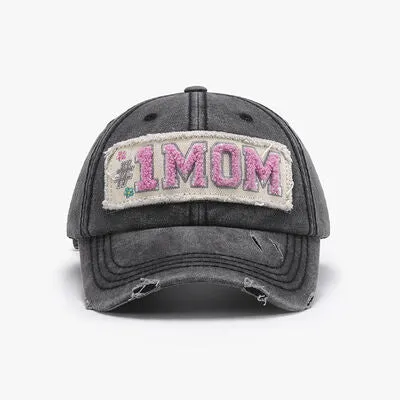 #1MOM Adjustable Cotton Baseball Cap | Comfortable, Stylish, and Versatile Hats for Everyday Wear