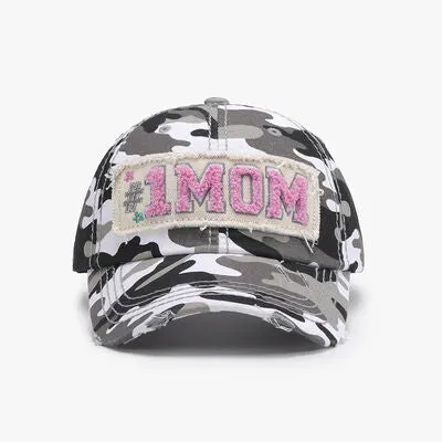 #1MOM Adjustable Cotton Baseball Cap | Comfortable, Stylish, and Versatile Hats for Everyday Wear