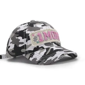 #1MOM Adjustable Cotton Baseball Cap | Comfortable, Stylish, and Versatile Hats for Everyday Wear