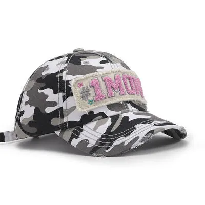 #1MOM Adjustable Cotton Baseball Cap | Comfortable, Stylish, and Versatile Hats for Everyday Wear