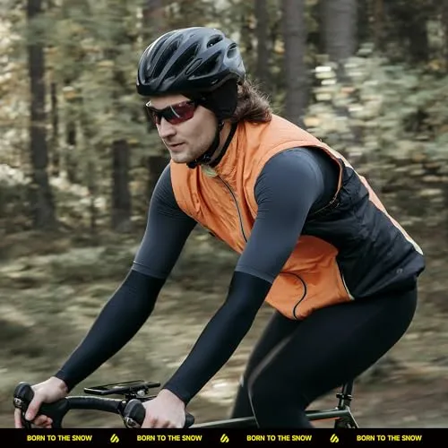 2 Pieces Skull Cap for Men Women Helmet Liner with Ear Flaps & Eyeglasses Holes, Cooling Sweat Hat Bike Caps Head Wraps