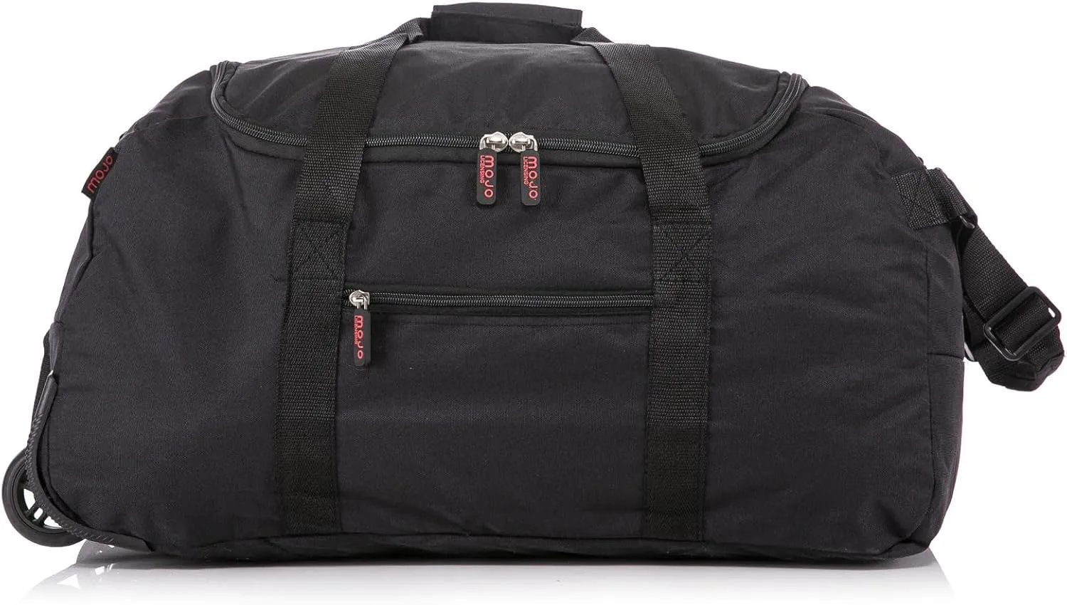 2 WHEEL FOLDABLE DUFFLE BAG BLACJ WITH 2 WHEEL 22INCH (NO TROLLEY)