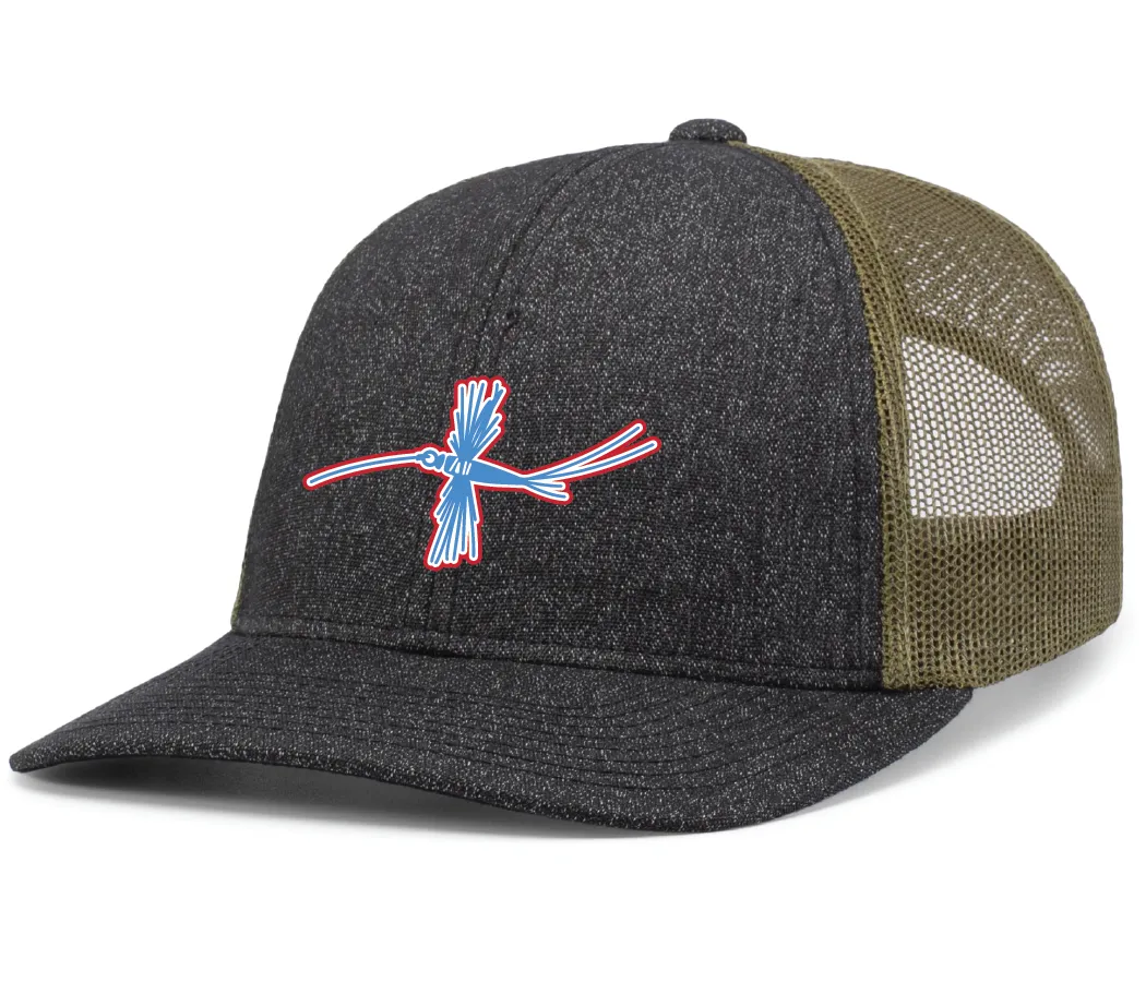 210C Pacific Headwear Melange Heather Low-Profile Trucker