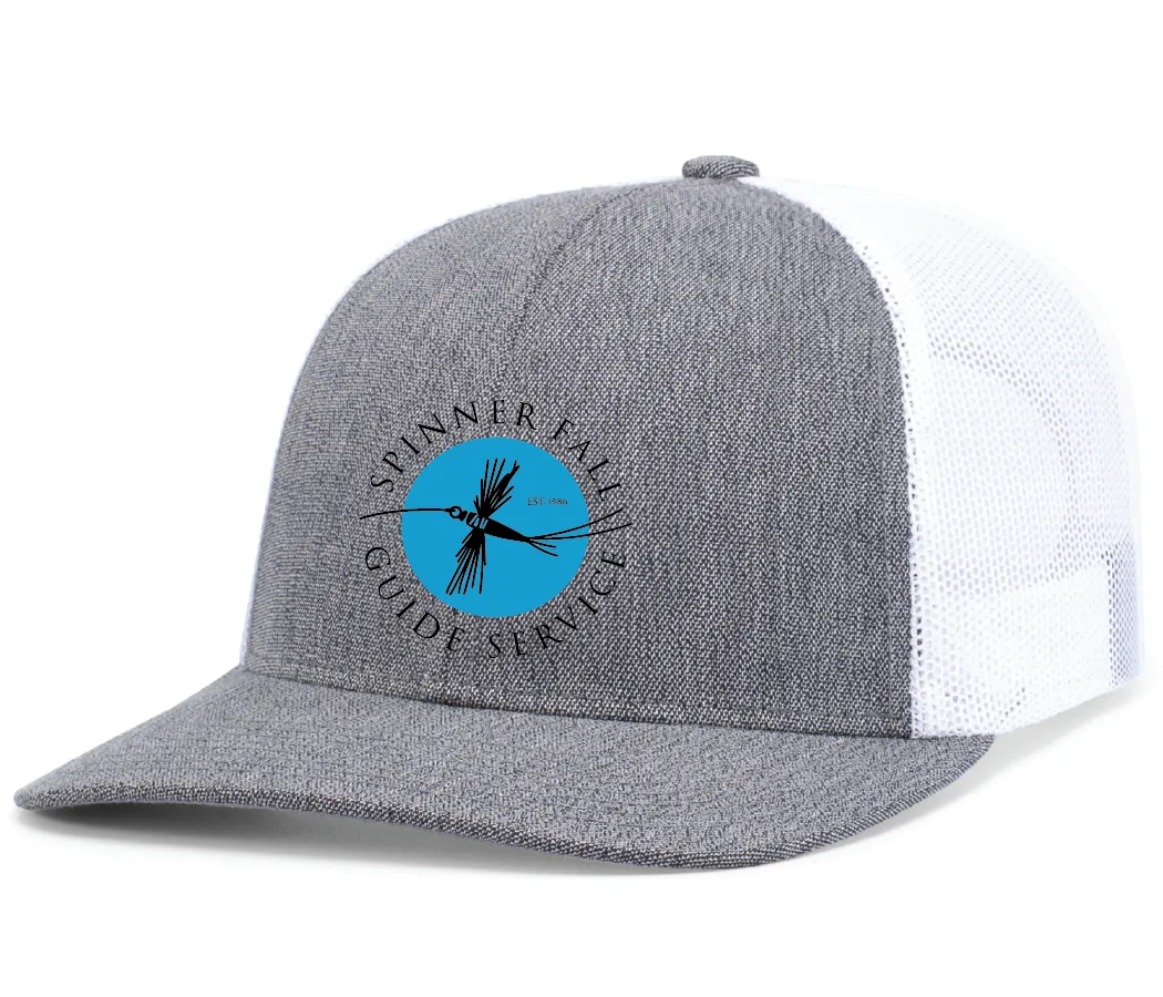 210C Pacific Headwear Melange Heather Low-Profile Trucker