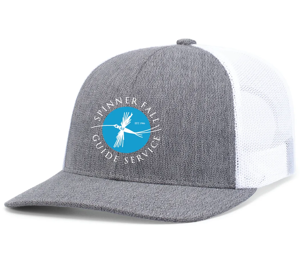 210C Pacific Headwear Melange Heather Low-Profile Trucker