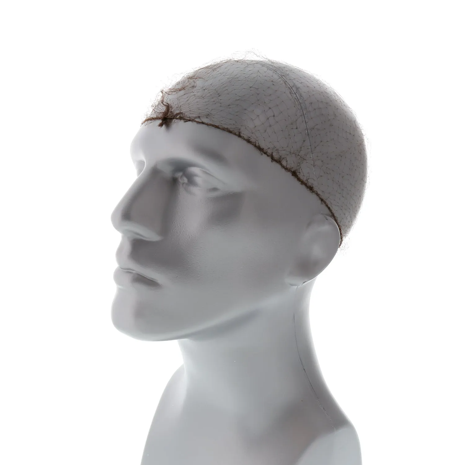 24" Dark Brown Latex Free Light Weight Hairnets, Case 2,880