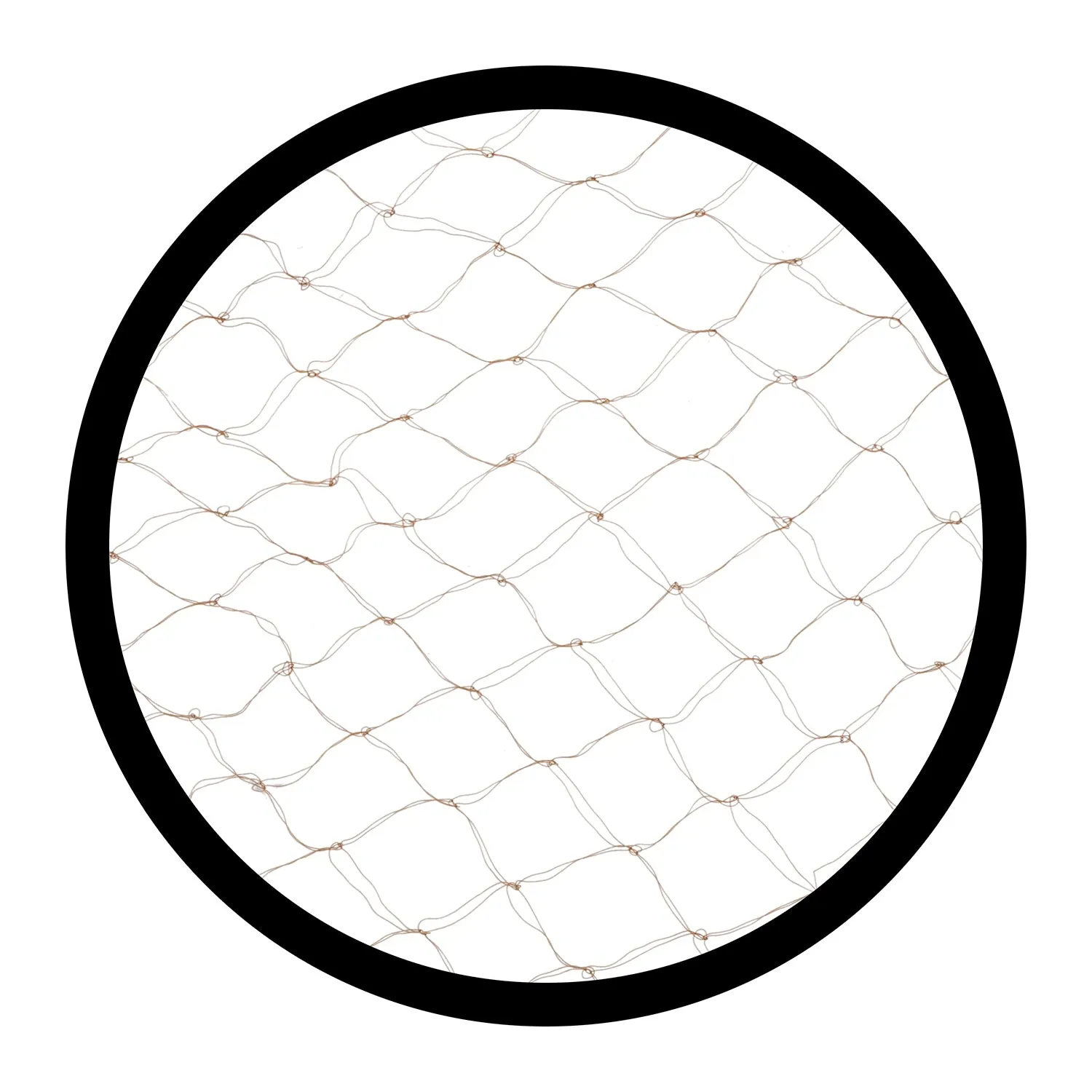 24" Light Brown Latex Free Light Weight Hairnets, Case of 2,880