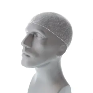 24" White Latex Free Light Weight Hairnets, Case 2,880