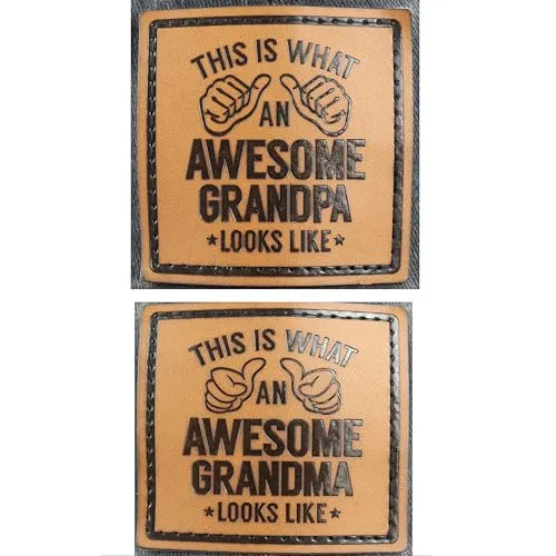 2PCS Grandpa Grandma Hats for Men Women, New Parents Gifts,Adjustable Embroidered Grandparents Day Baseball Cap Couples Birthday from Grandchildren Black