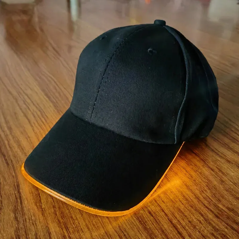 2PCS Hip Hop Casual Game Luminous Party Light Cap