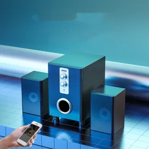 3 in 1 Home Speaker 3.5mm Wired Computer Speakers HD Sound USB Powered Sound Box | Brodtica.com