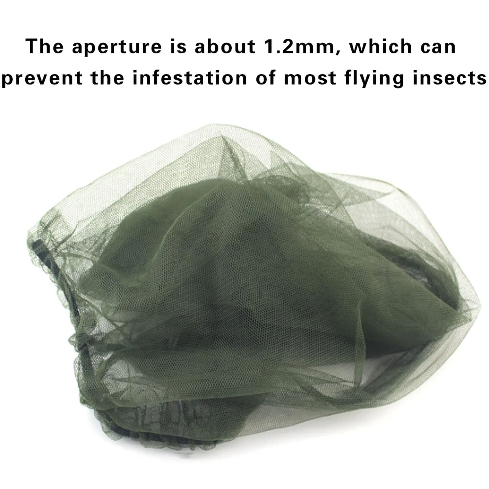 3Pack Mosquito Repellent Head Net Mesh Protective Face Cover Face Mesh Face Cover with 3Pcs Stickers for Outdoor Lovers Protect from Mosquito Insect Bug Bee Gnats