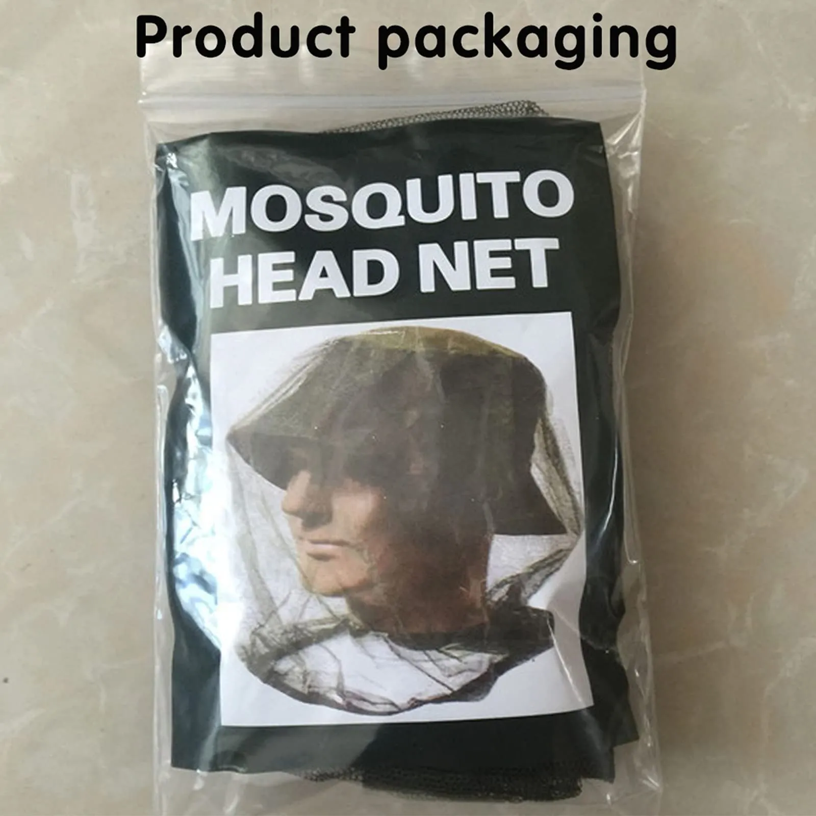 3Pack Mosquito Repellent Head Net Mesh Protective Face Cover Face Mesh Face Cover with 3Pcs Stickers for Outdoor Lovers Protect from Mosquito Insect Bug Bee Gnats