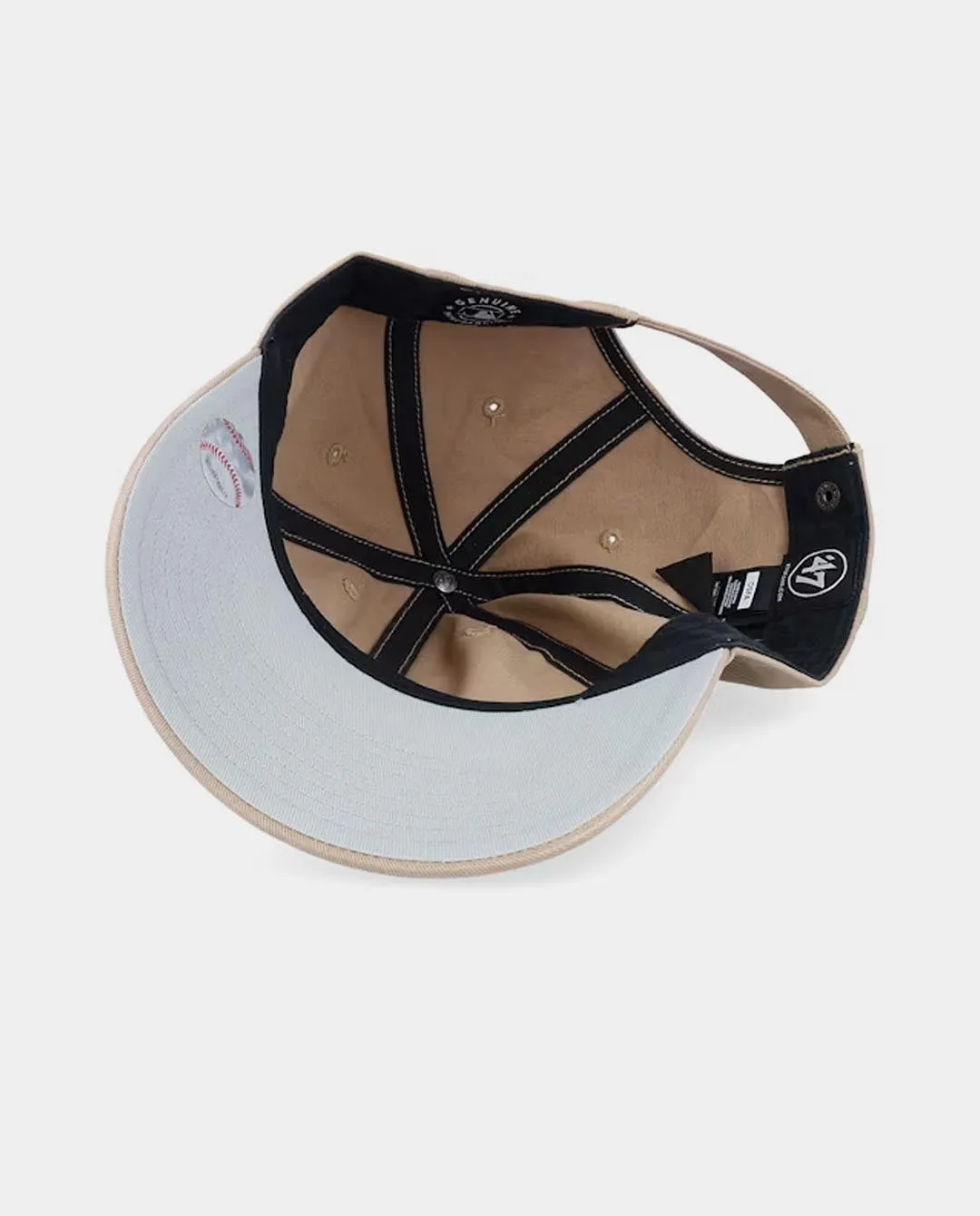 47 Brand - New York Yankees Base Runner Clean Up Hat - Khaki/Black