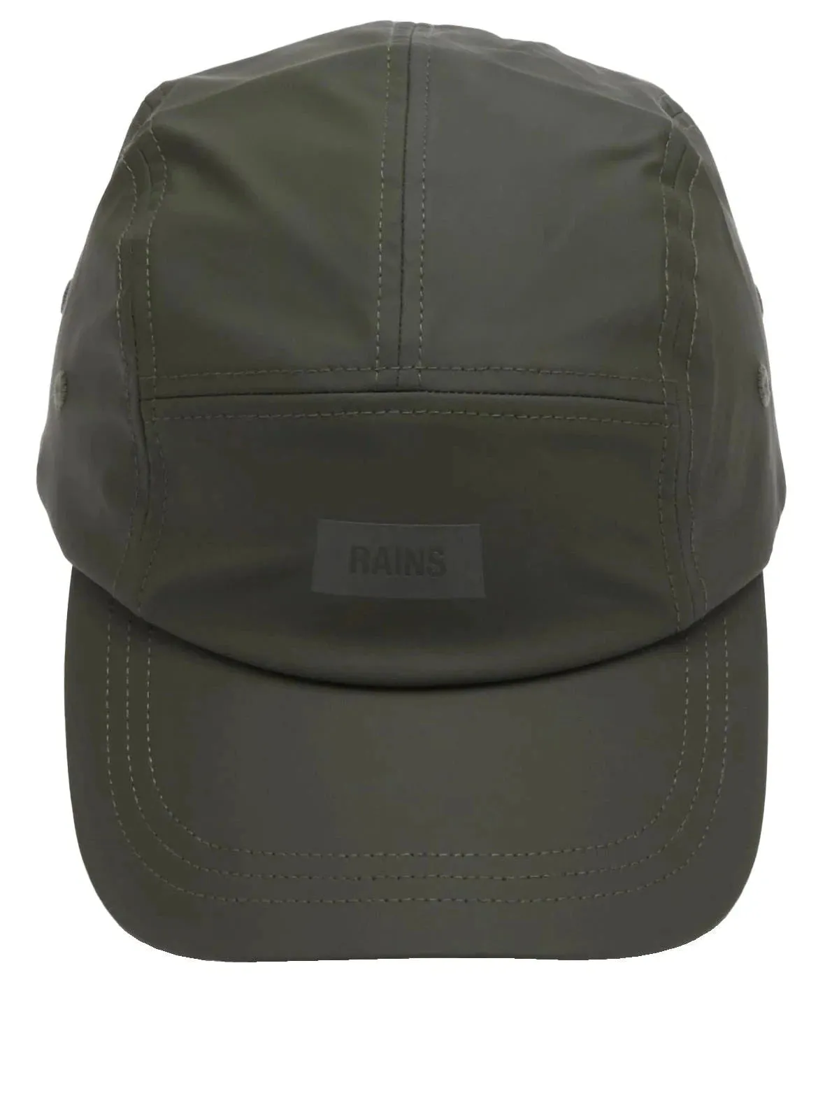 5 Panel Cap in Green by RAINS