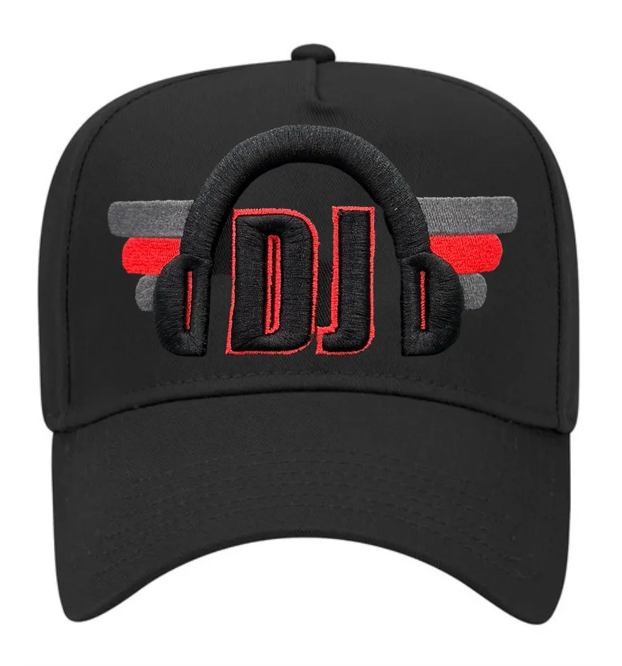5 Panel Mid Profile Baseball Cap DJ