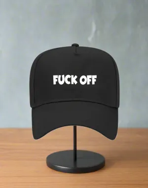 5 Panel Mid Profile Baseball Cap Fuck Off