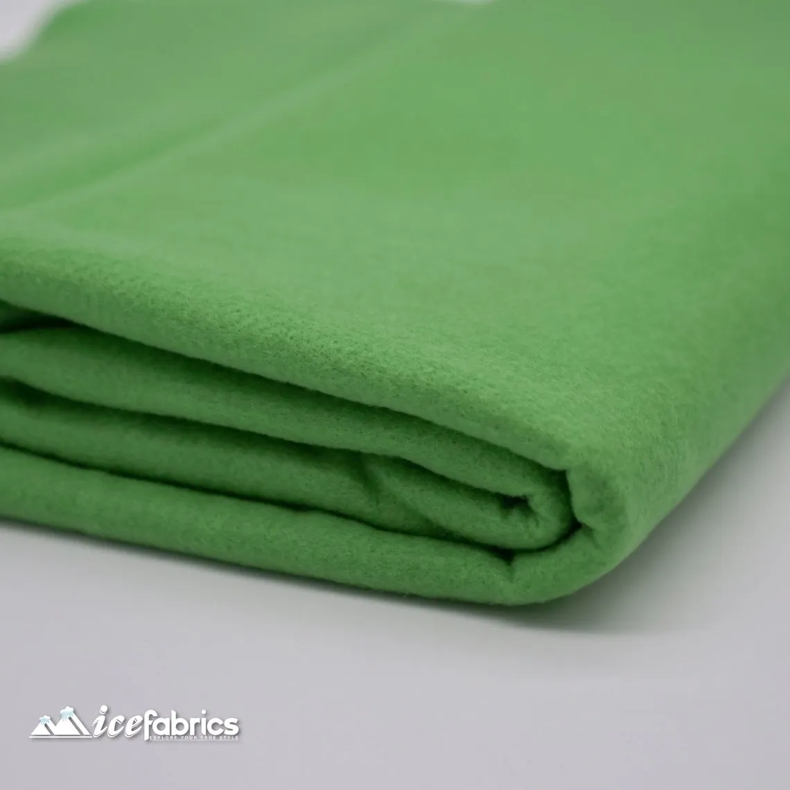 72" Wide 1.6 mm Thick Acrylic Lime Green Felt Fabric By The Yard
