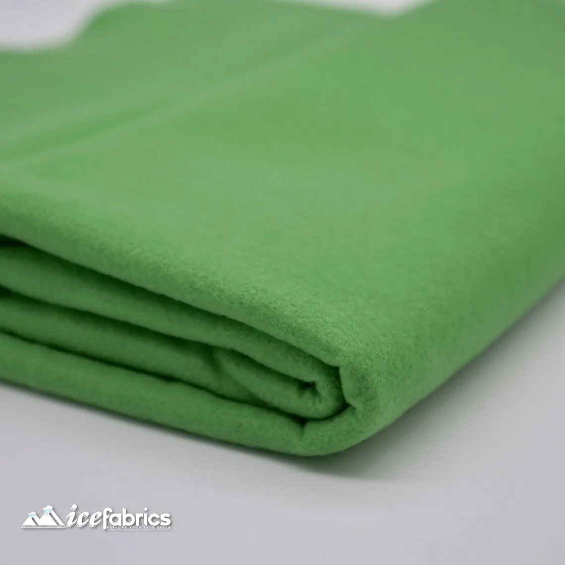 72" Wide 1.6 mm Thick Acrylic Lime Green Felt Fabric By The Yard