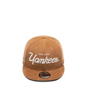 9FIFTY NEW YORK YANKEES SCRIPT CORDUROY CAP