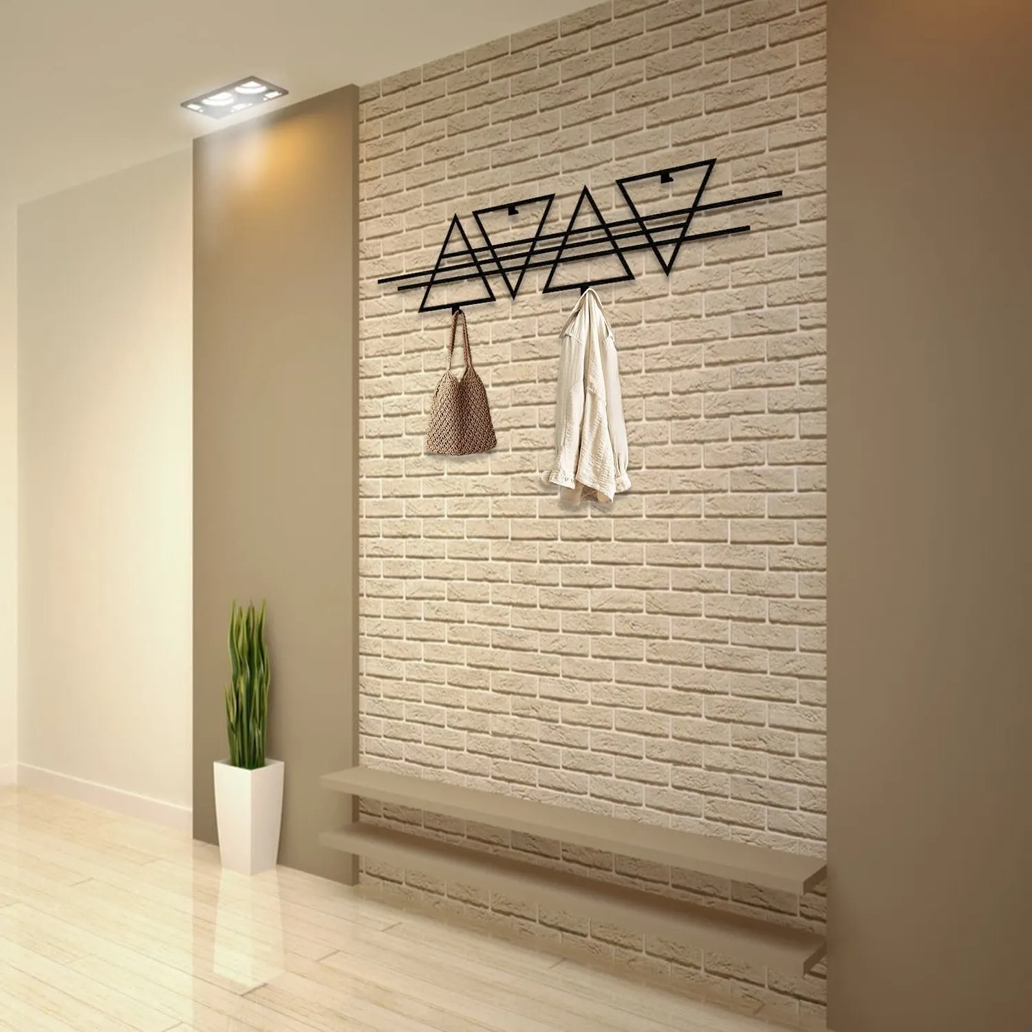 Abstract Triangle Hanger Wall Decor