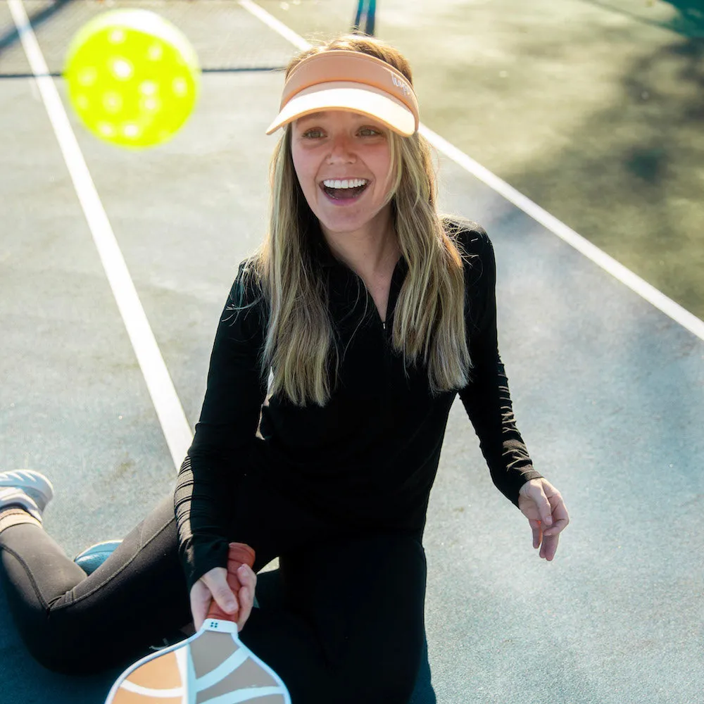 Adjustable Band Sport Visor - Light Orange