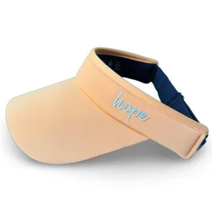 Adjustable Band Sport Visor - Light Orange