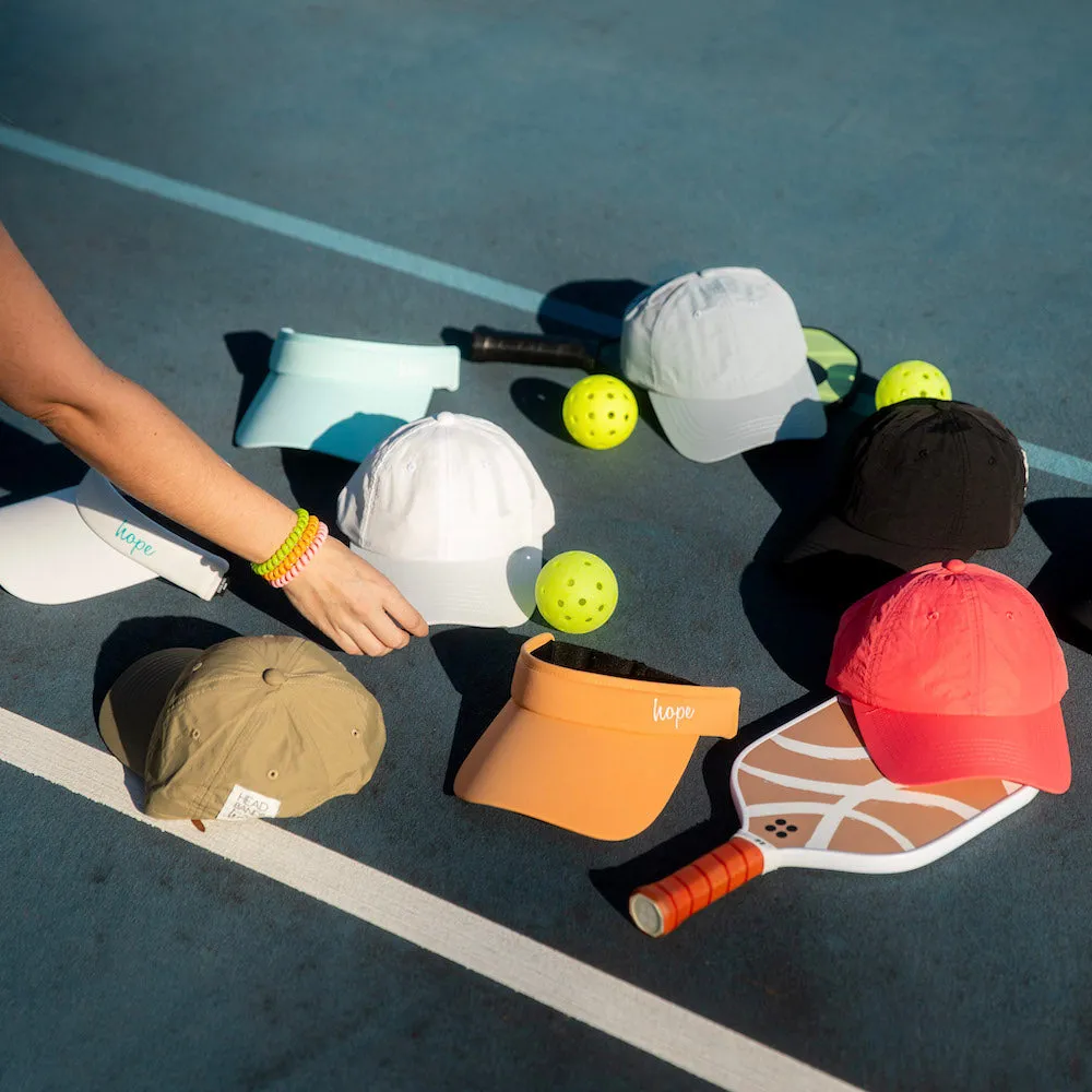 Adjustable Band Sport Visor - Light Orange