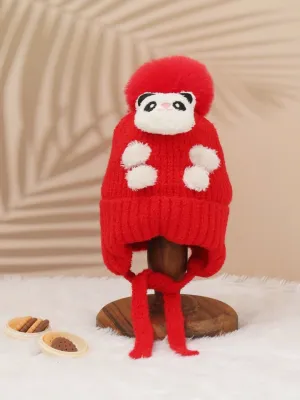 Adorable Plush Panda Winter Hat for Kids - Stay Warm in Style!