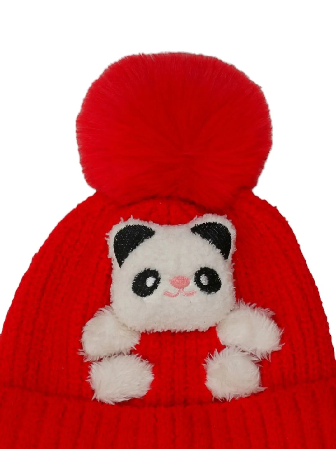 Adorable Plush Panda Winter Hat for Kids - Stay Warm in Style!