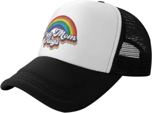 Adult Mesh Baseball Caps Adjustable Trucker Hats Breathable Snapback Caps for Women Men