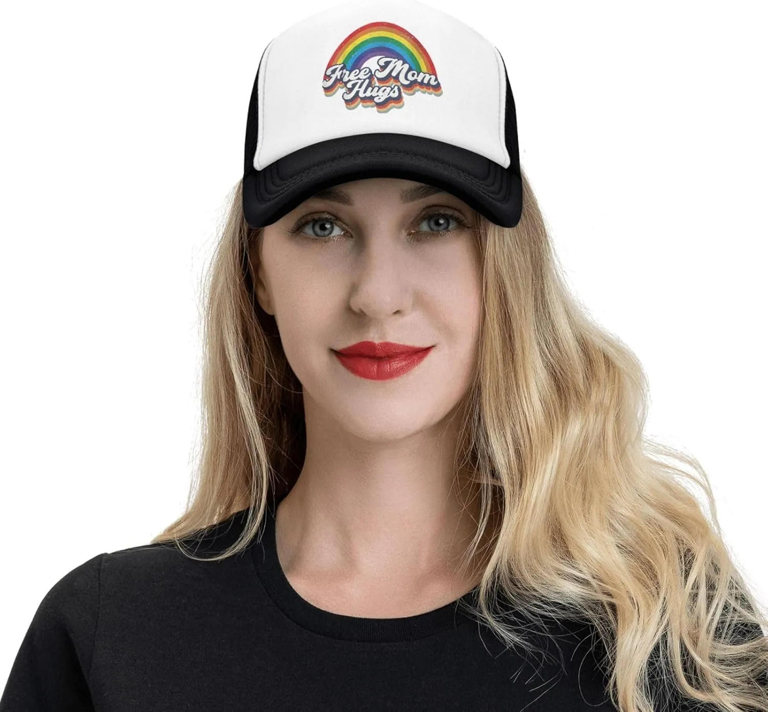 Adult Mesh Baseball Caps Adjustable Trucker Hats Breathable Snapback Caps for Women Men