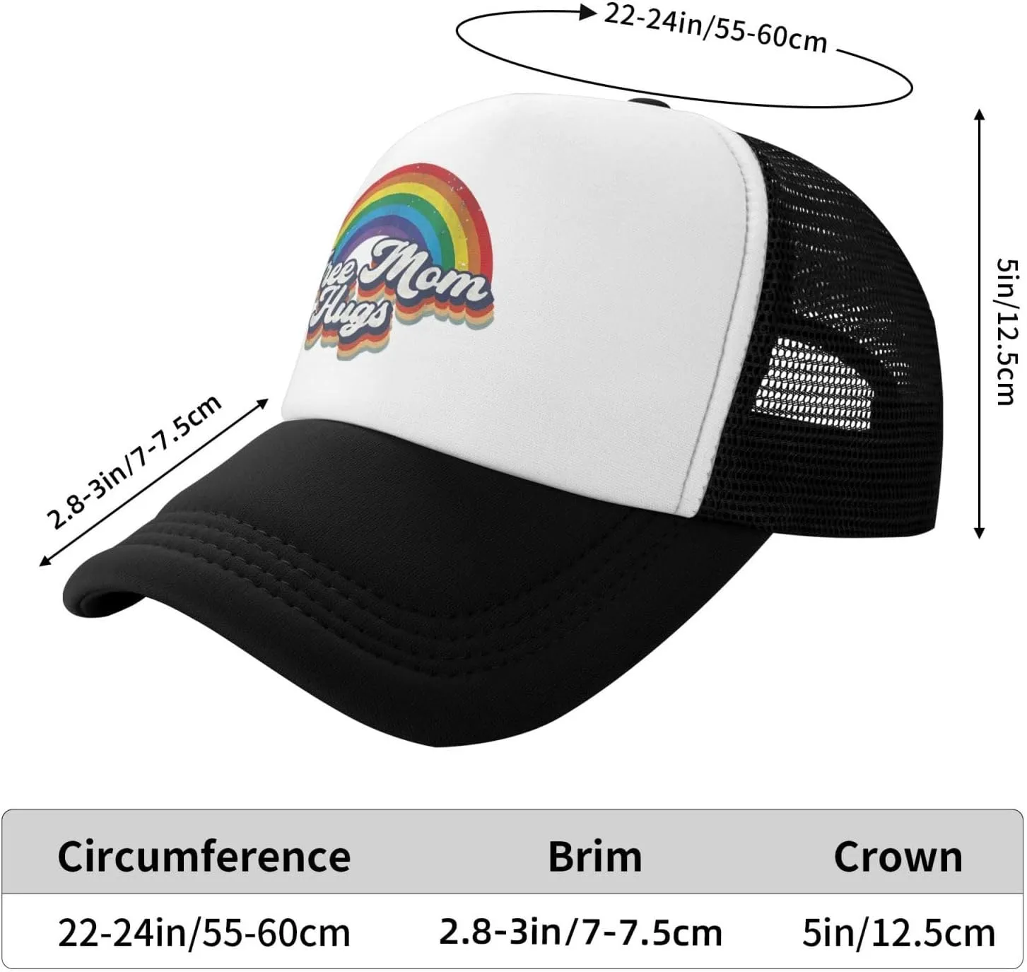 Adult Mesh Baseball Caps Adjustable Trucker Hats Breathable Snapback Caps for Women Men