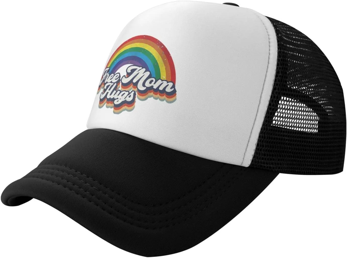Adult Mesh Baseball Caps Adjustable Trucker Hats Breathable Snapback Caps for Women Men