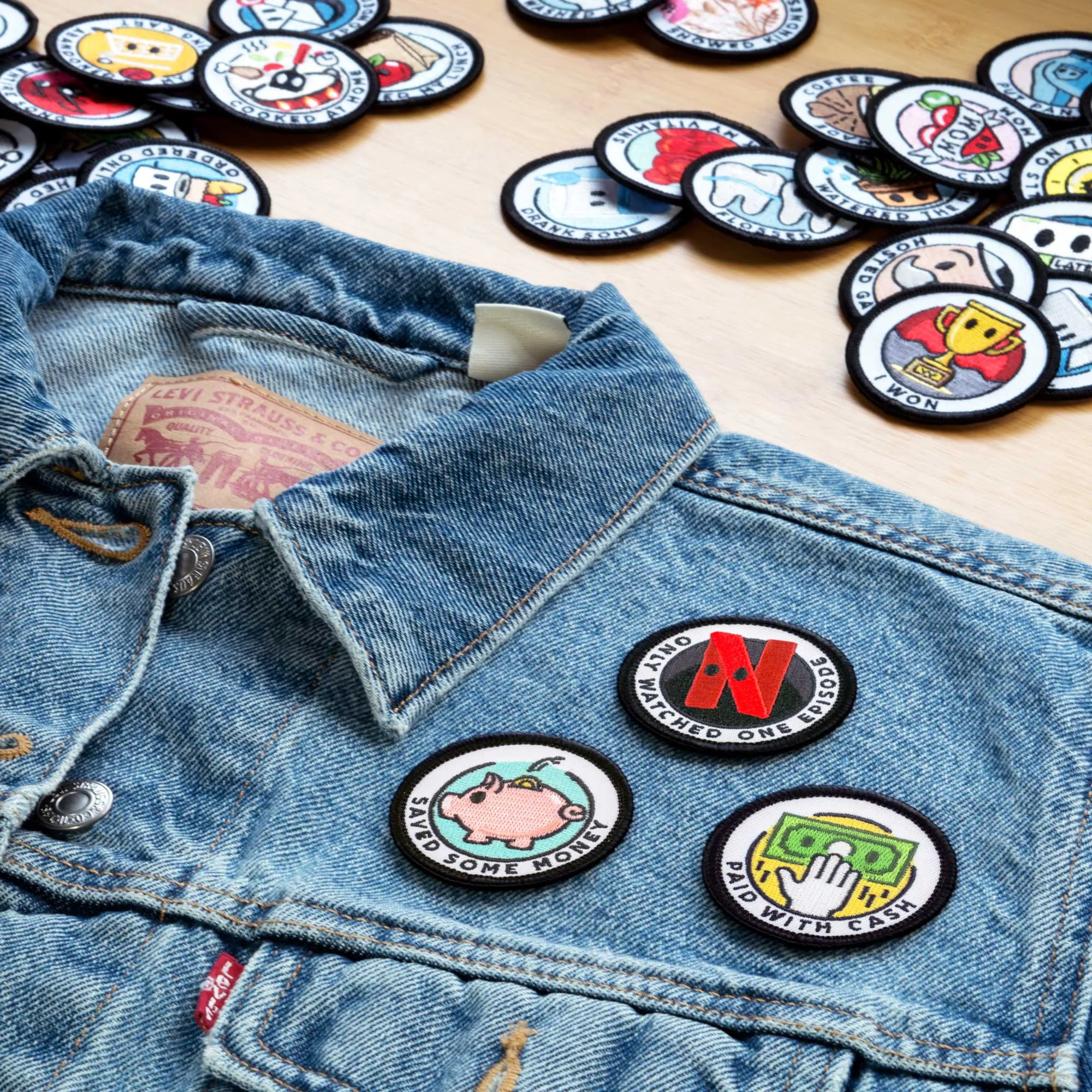 Adulting Merit Badge Embroidered Iron-On Patches (Achievements - Set 1)