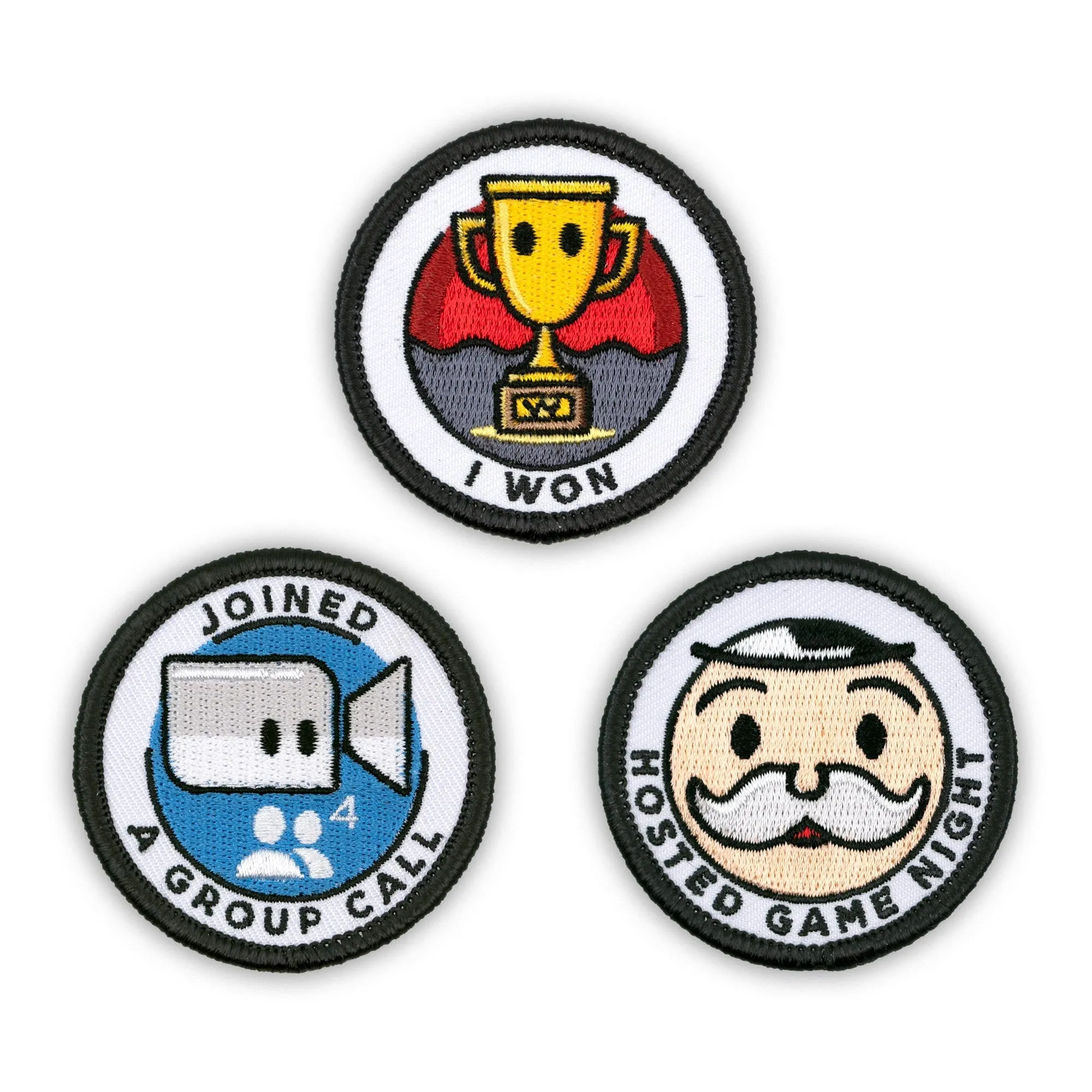 Adulting Merit Badge Embroidered Iron-On Patches (Achievements - Set 3)