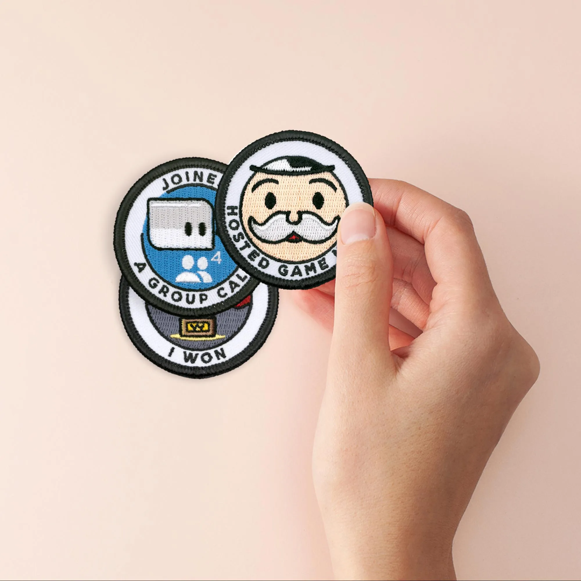 Adulting Merit Badge Embroidered Iron-On Patches (Achievements - Set 3)