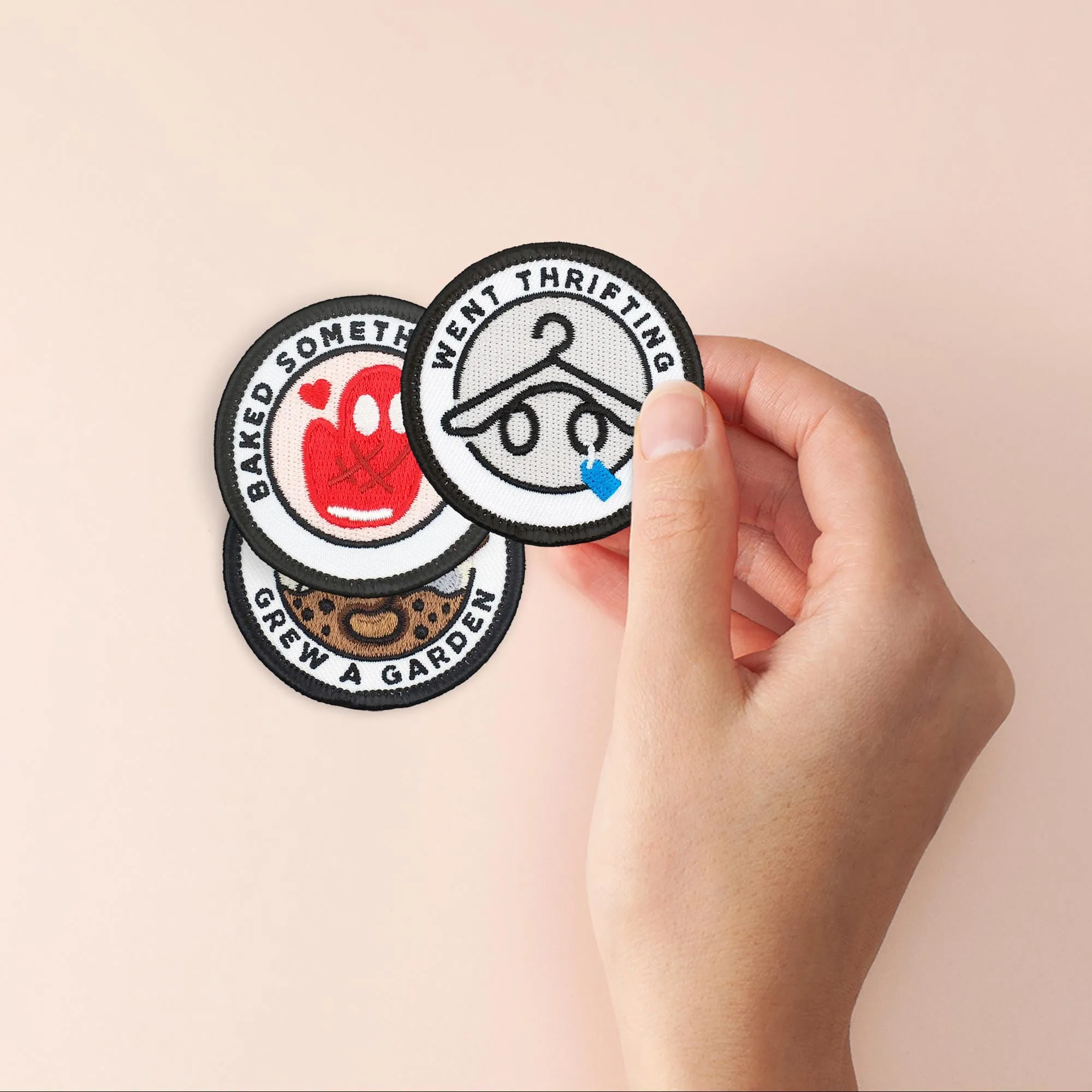 Adulting Merit Badge Embroidered Iron-On Patches (Achievements - Set 5)