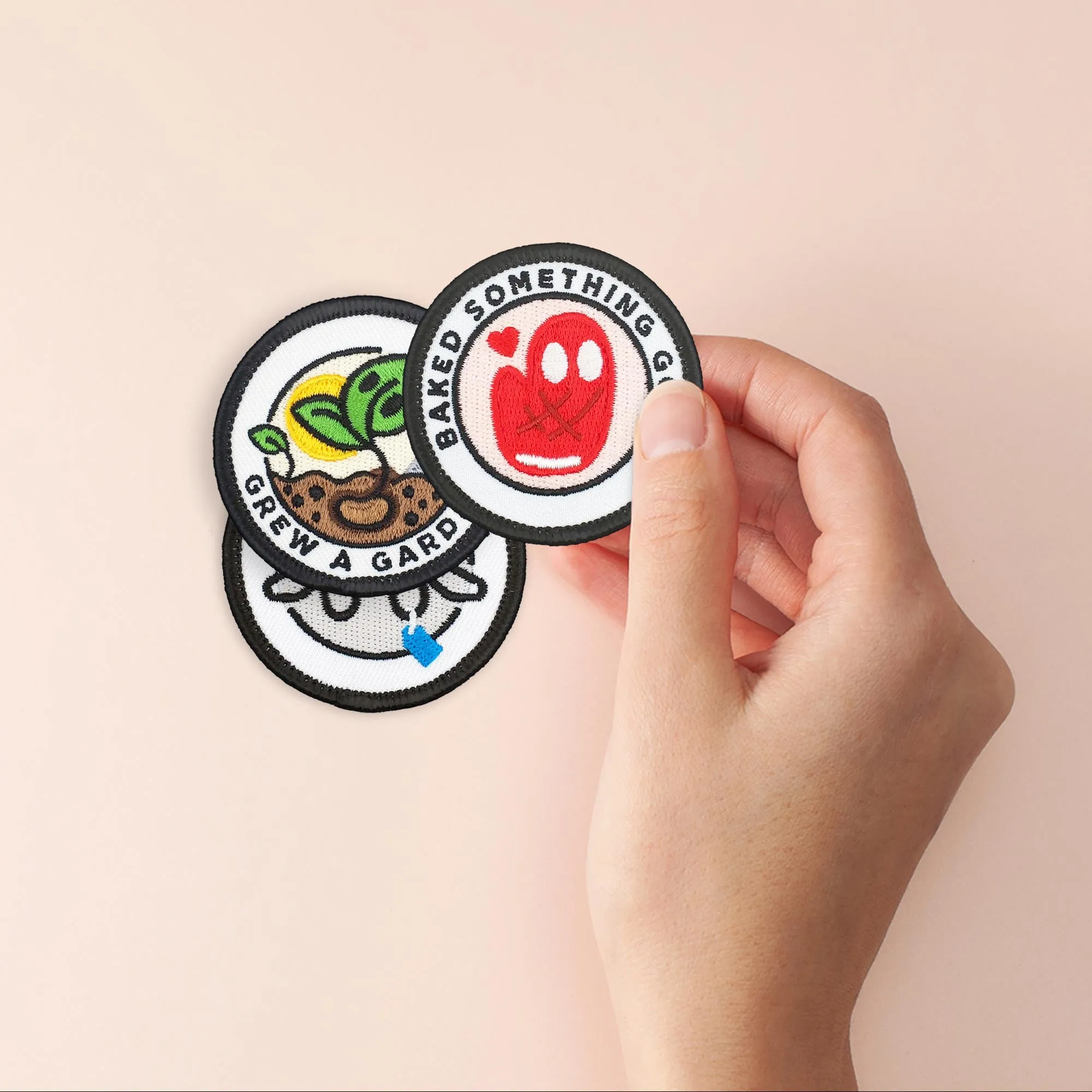 Adulting Merit Badge Embroidered Iron-On Patches (Achievements - Set 5)