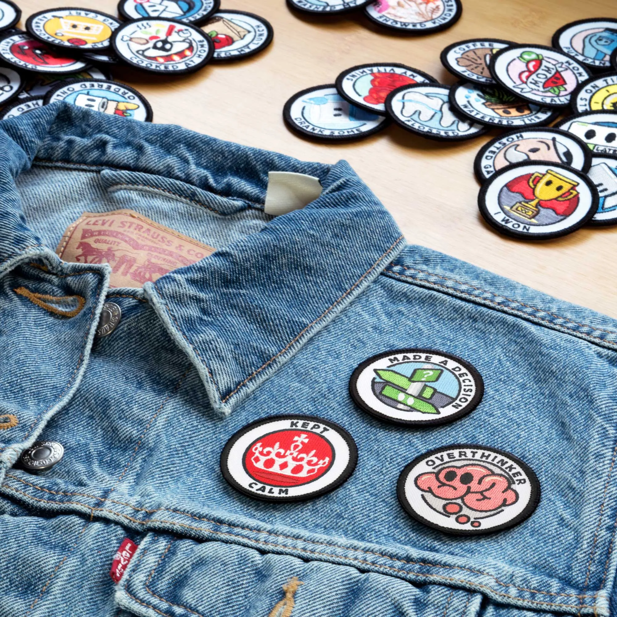 Adulting Merit Badge Embroidered Iron-On Patches (Achievements - Set 6)