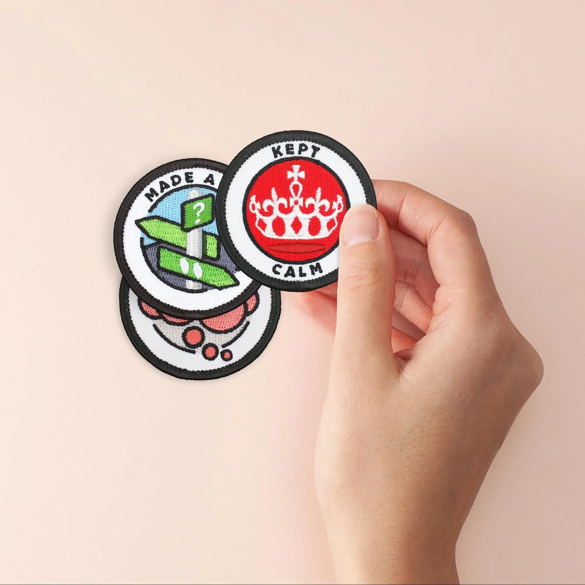 Adulting Merit Badge Embroidered Iron-On Patches (Achievements - Set 6)