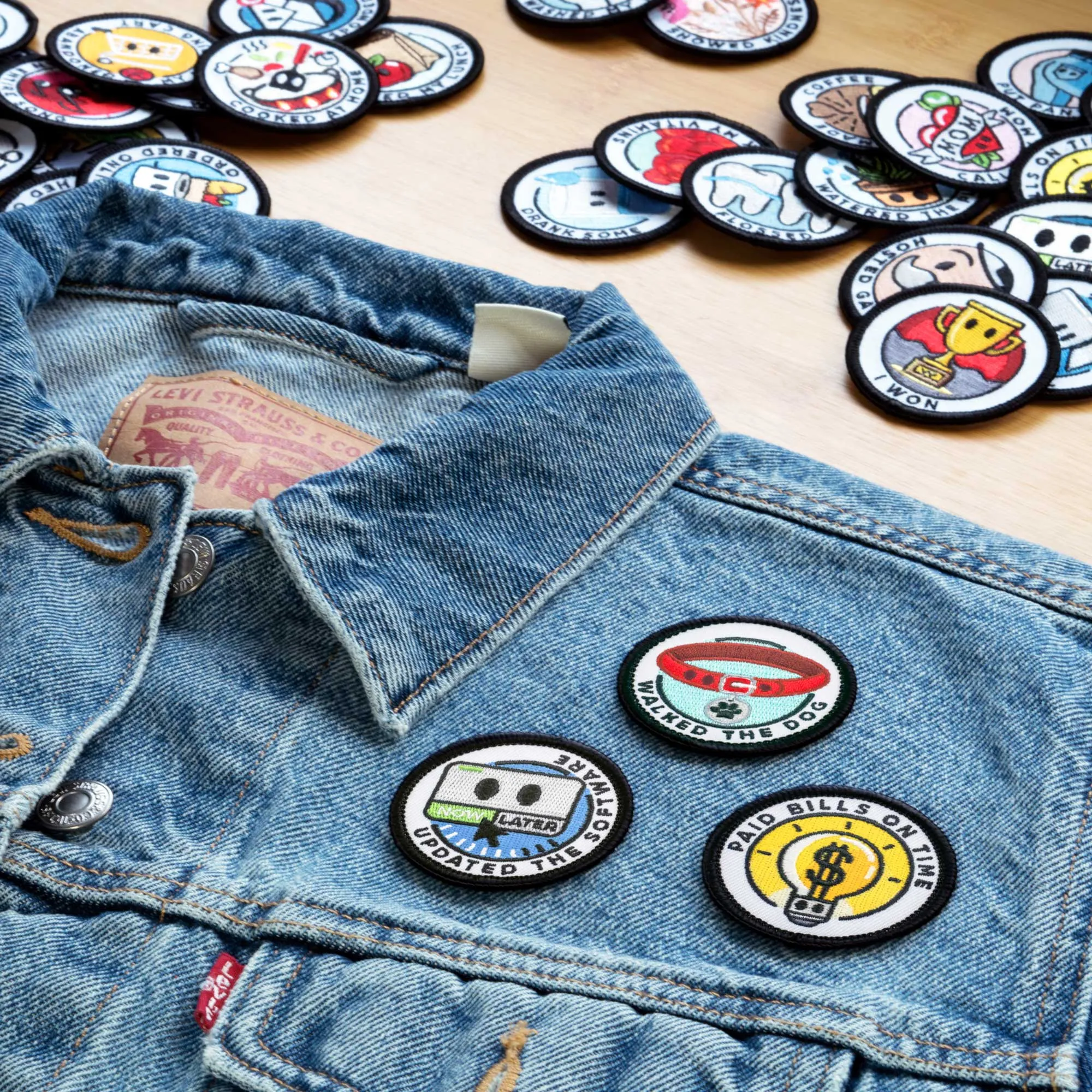 Adulting Merit Badge Embroidered Iron-On Patches (Responsibilities - Set 2)